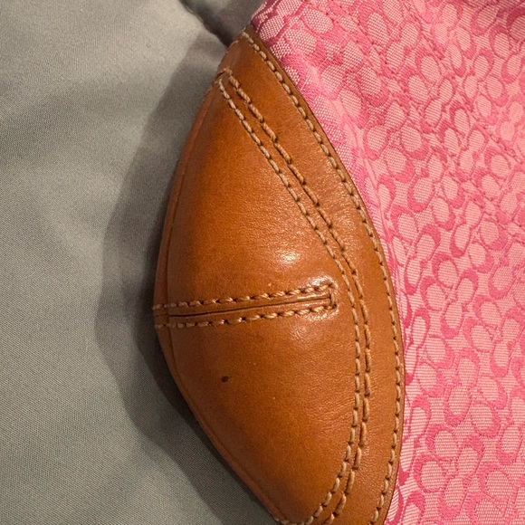 Vintage Y2K Coach Miniature SoHo Signature C swing back with Leather Trim - Picture 5 of 6